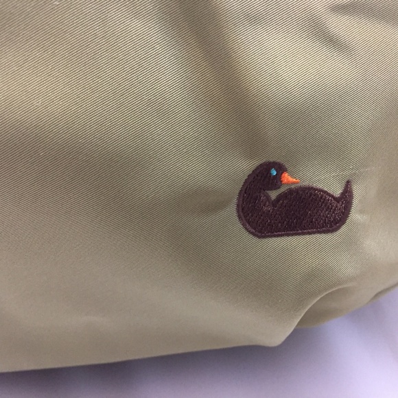 black and tan nylon Dooney and Bourke purse - Picture 5 of 8